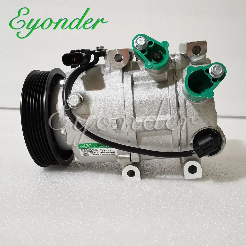 AC Compressor for Hyundai SONATA VI YF Kia OPTIMA G4KD 977013V110 977013R000 97701-3R000 F500EB9AA04 F500-EB9AA04 F500-EB9AC07