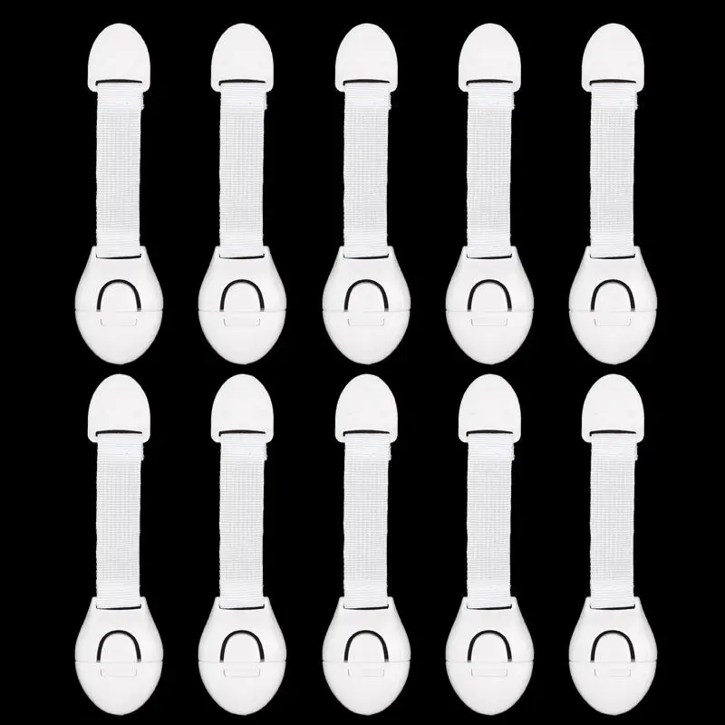 5/10 pièces serrure d'armoire de sécurité multi-fonctionnelle Protection de sécurité réfrigérateur tiroir porte armoire serrure cuisine porte loquet serrures