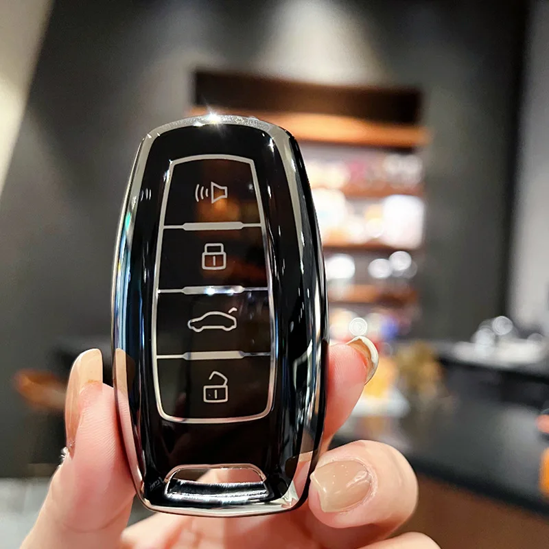 

For Great Wall Haval Hover H4 H6 H7 H9 F5 F7 H2S Car Remote 4 Buttons Auto Key Cover Case Shell Fob Holder Accessories