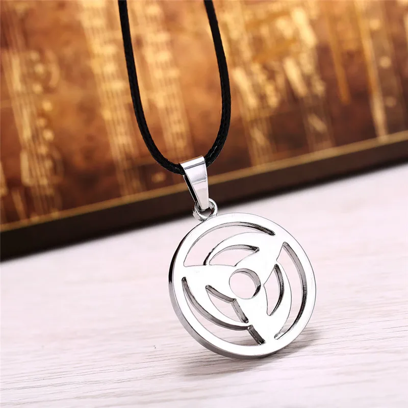 Anime Uchiha Obito Kakashi Mangekyou Sharingan Necklace Jewelry Pendant Action Figure Cosplay Toys Gifts