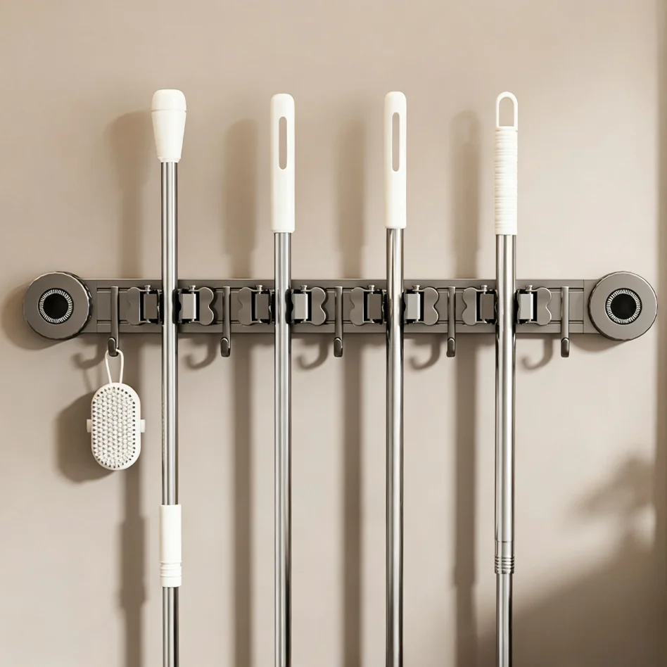 suporte-de-parede-para-mop-de-aluminio-sem-furos-com-ventosa-clipe-para-mop-e-ganchos-multiplos-suporte-de-limpeza-para-banheiro