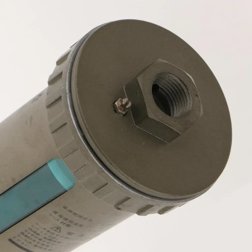 Durable Aluminum Oil Water Separator Automatic Drain Moisture Trap Air Inline Filter for Outdoor Pond Compressor Application