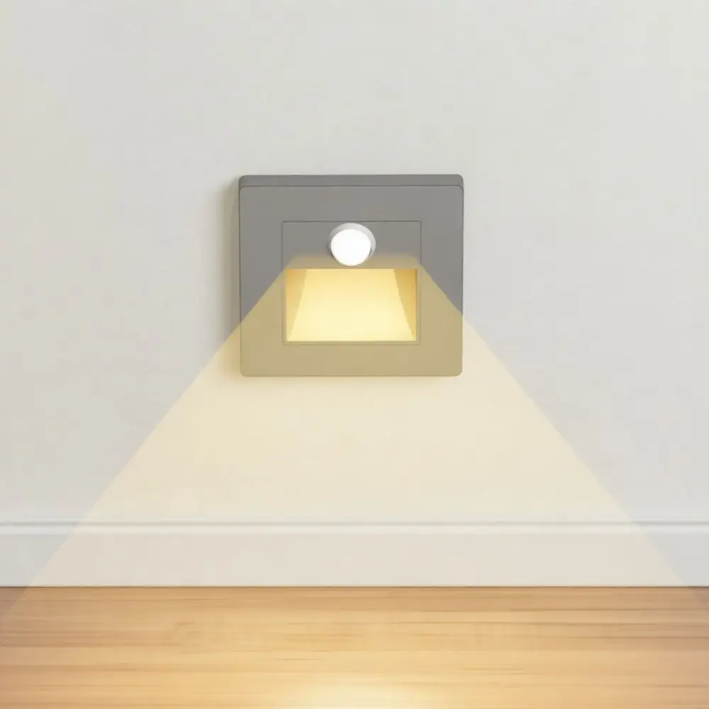 Premium Embedded Induction Footlight LED Stair Wall Lamp Smart Motion Sensor Night Light For Aisle Hallway Usage