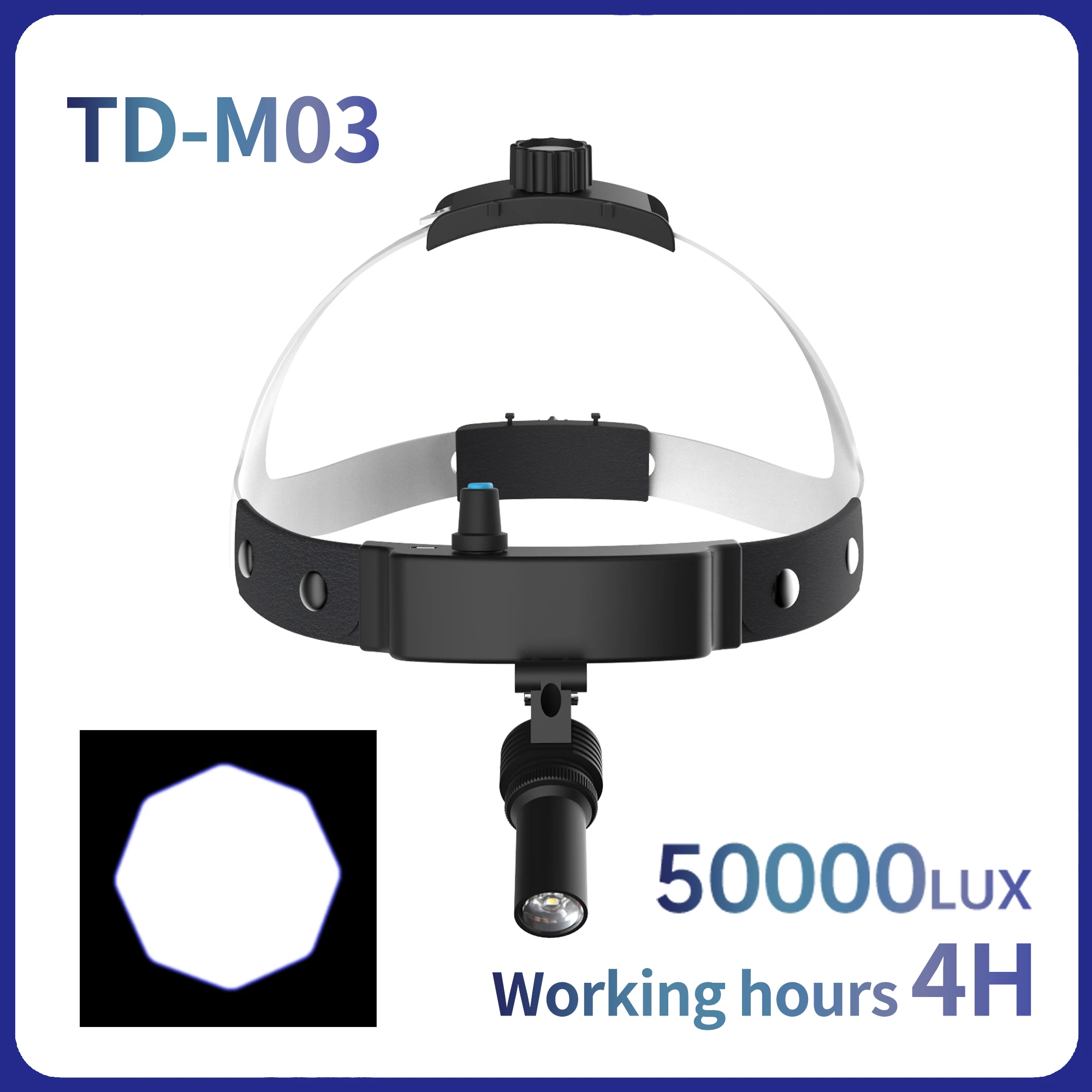 

LED Shadowless Surgical Exam Lamp, Medical Cold Light with Adjustable Spot Size and Height for Dental & Beauty Clinics