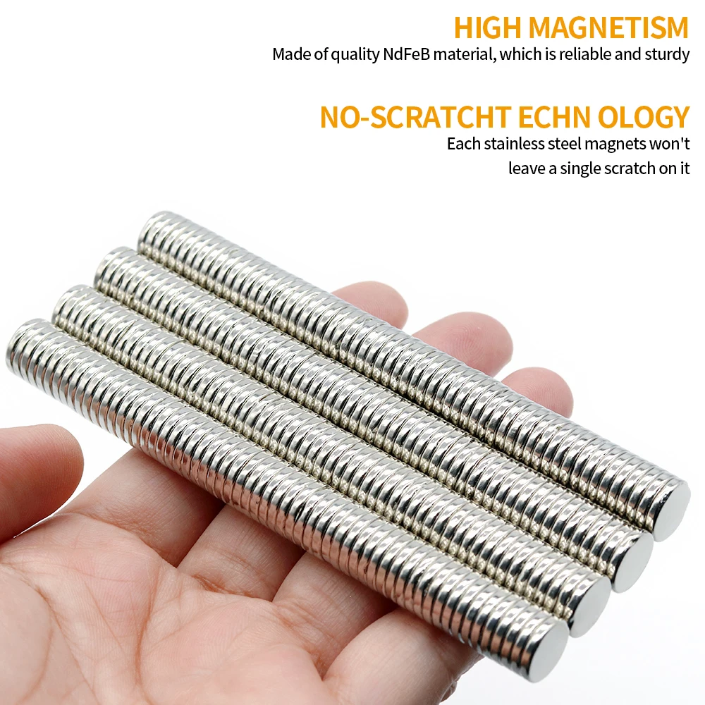 Neodymium Magnet 10x2 Round NdFeB N35 Super Powerful Small imanes Permanent Magnetic Disc 10*2 10/20/50/100/200/500Pcs