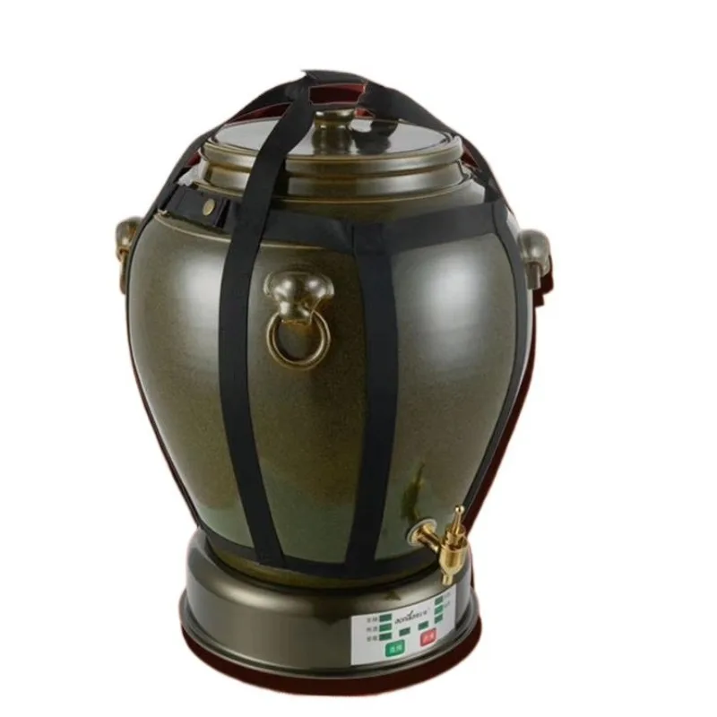 

25 liters household rice wine brewer ceramic jar making machine