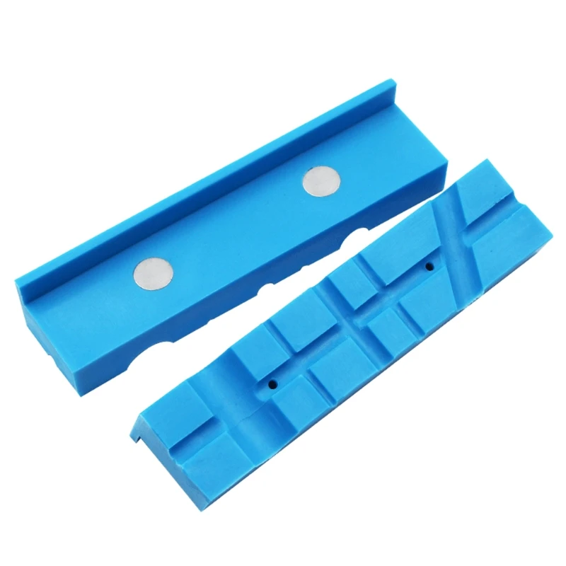 Multipurpose Aluminum Vise Soft Jaws, Vice Jaws Pads, Rubber Vise Jaw Protectors Use on any Metal Vise Dropship