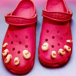 Zabawne zawieszki na palce Zestaw 5 akcesoriów komediowych Crocs Uwolnij palce Prezent dla przyjaciół