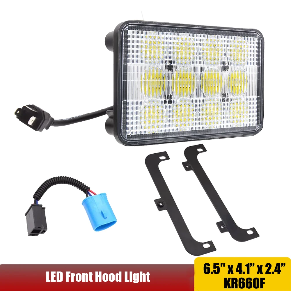 6x4 60 واط LED الجبهة هود ضوء-عالية منخفضة شعاع لماسي فيرغسون 6100-6200 و 8100-8200 سلسلة الجرارات + x2Pcs/الكثير