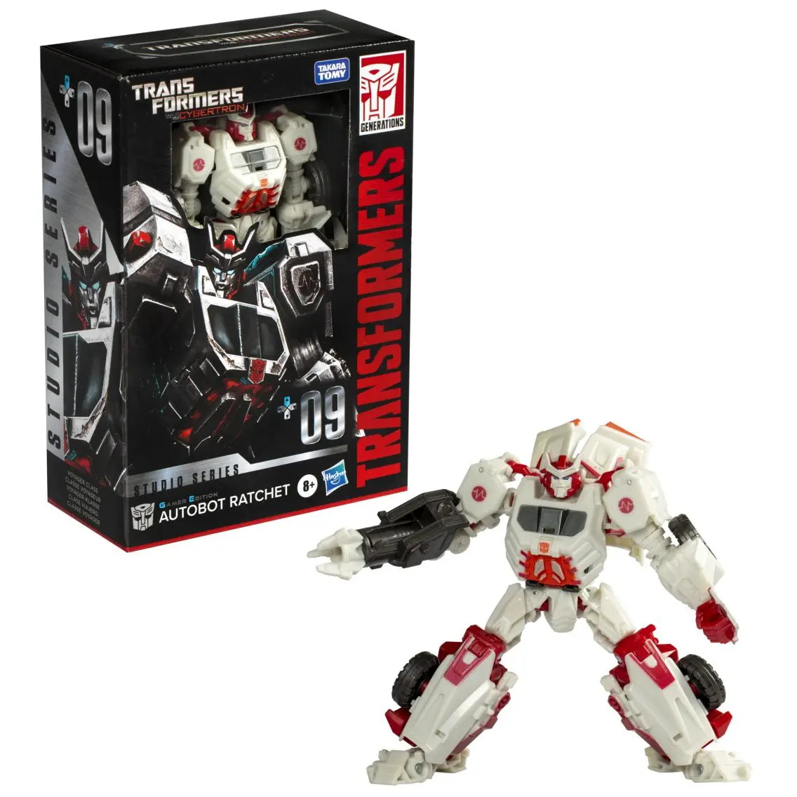 Hasbro Transformers Studio Series: Voyager Transformers: War for Cybertron 09 Ratchet Action Figures Model Toy Anime Christmas