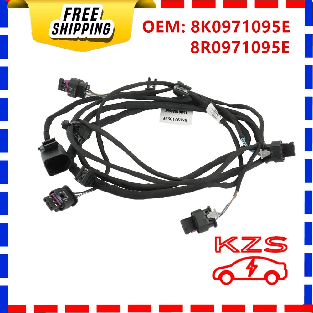 

8K0971095E 8R0971095E Front Bumper PDC Parking Sensor Reserve Sensor Wiring Cable for Audi A4 B9 S4 2013 2014 2015 2016