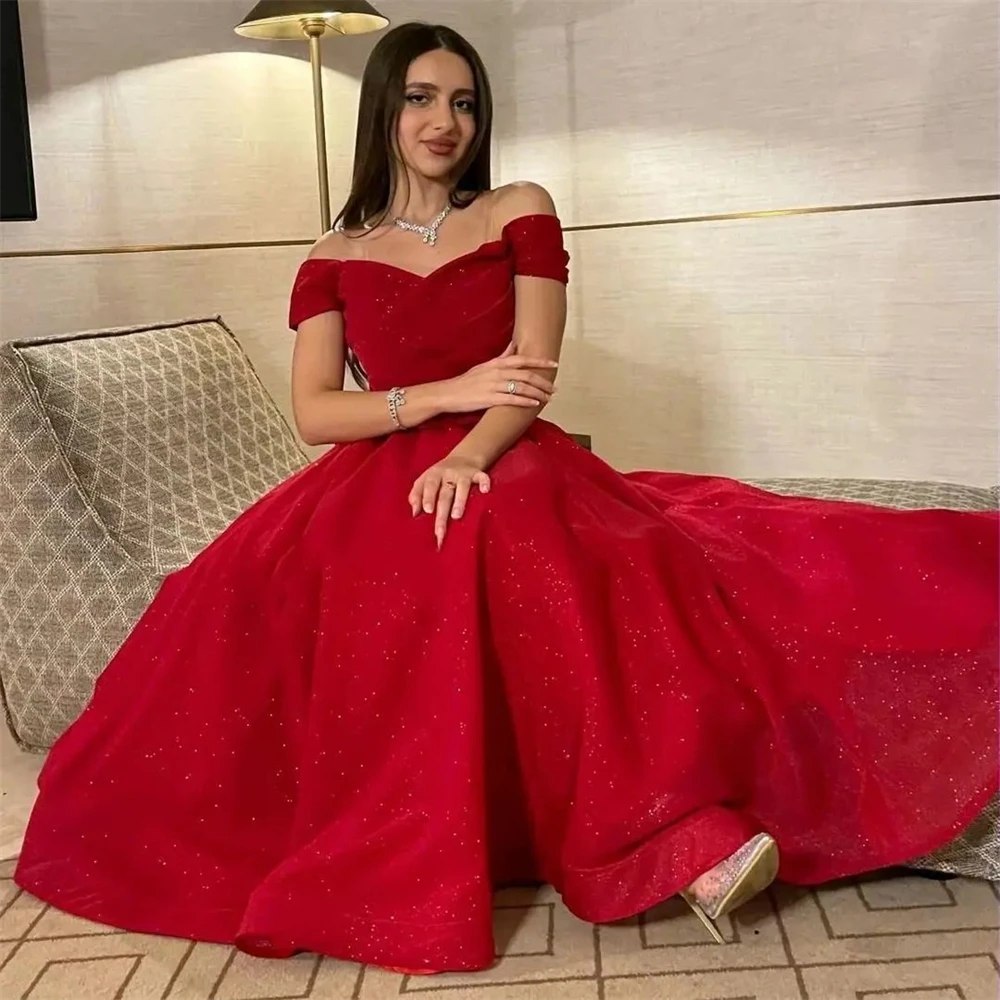 تخصيص Jiayigong رائعة خارج على الكتف الكرة ثوب Quinceanera الترتر S مناسبة ثوب مسائي vestidos de notião رسمي