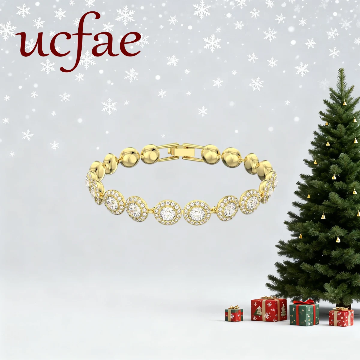 أنيقة وعصرية شعبية عيد الميلاد الساخن بيع المرأة حزب كل مباراة الماس والمجوهرات مجموعة الشحن المجاني #4