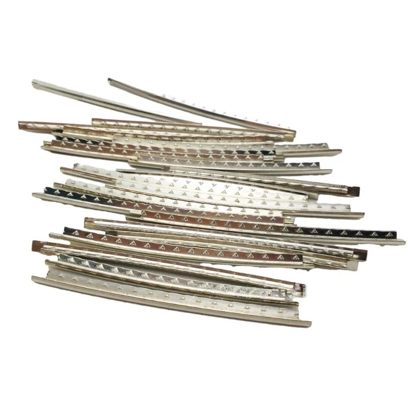 24Pcs Cupronickel 2.4/2.7/2.9mm Width 24 Frets Guitar Fret Wire Fretwire Set for Electric Guitar Bass Guitar Fingerboard 24BD