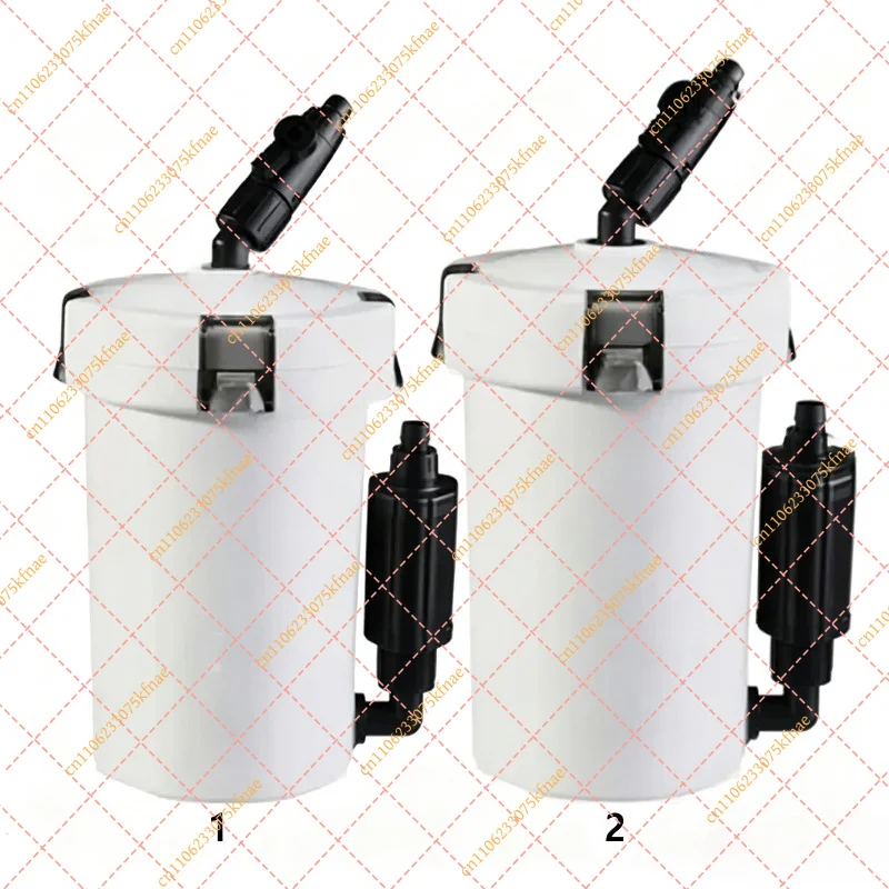 Ultra-quiet Aquarium External Canister Filter Fish Tank Filter Bucket HW-602 HW-603 Aquarium Water Filtration Equipment