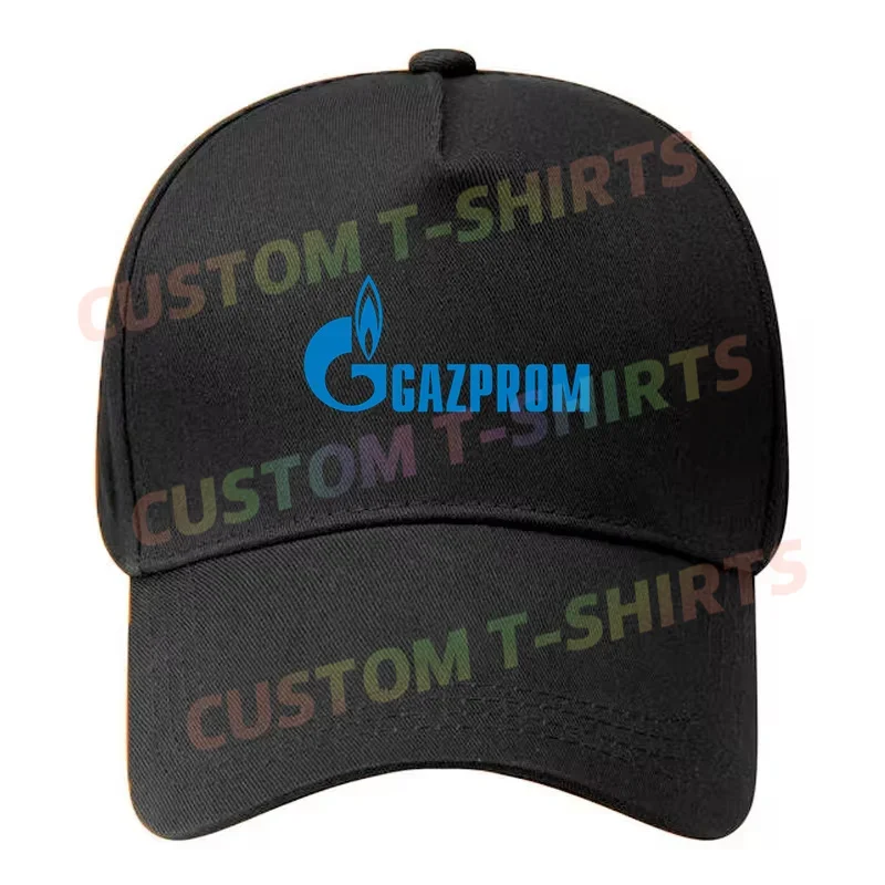 Berretto nero Gazprom Logo berretto da Baseball cappellini Snapback cappelli Casquette montati Casual Gorras Hip Hop papà cappelli Unisex