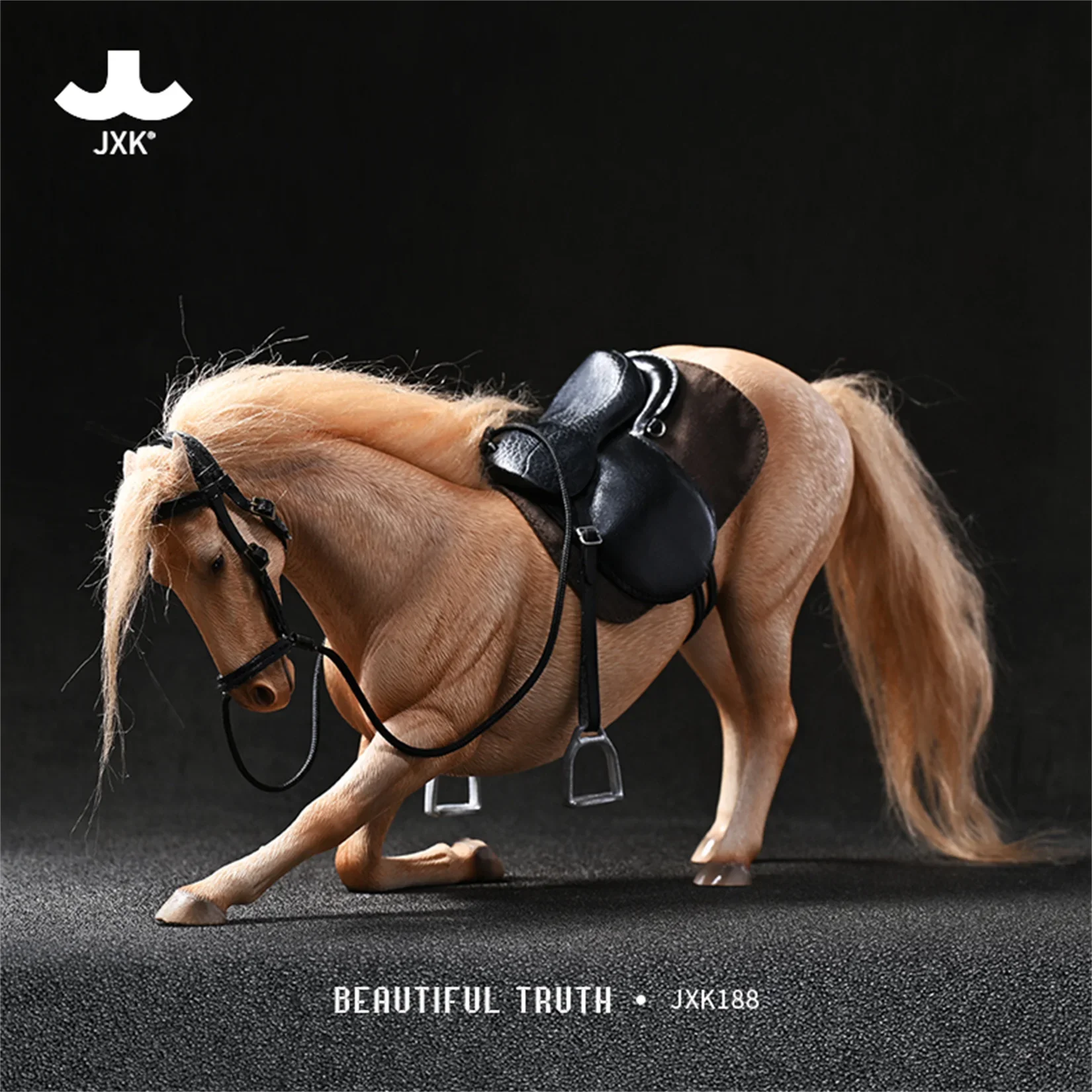 JXK 1/12 Hanover Warmblood Horse 3.0 Model Pet Animal Scene Collection Decoration Soldier Accessory Birthday Gift Toy Photo Prop