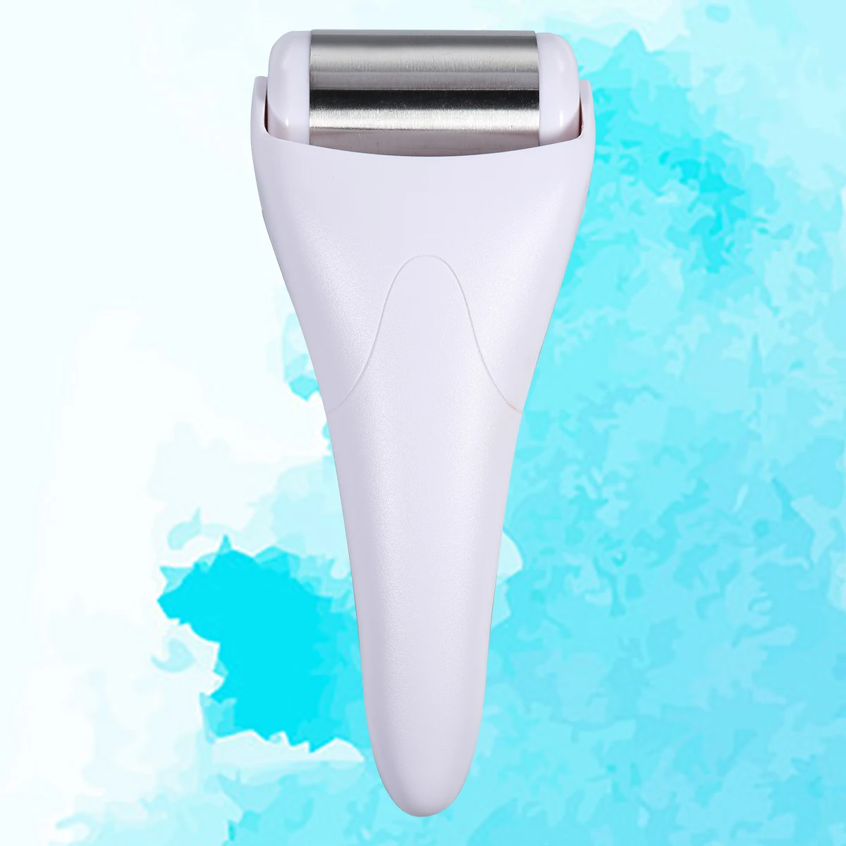 

Skin Cool Massager for Face Body Massage Facial Skin Care Preventing Wrinkle Roller (White)