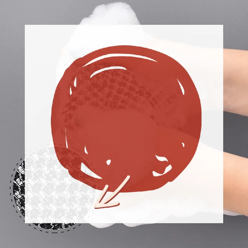 

1 шт. Японская мочалка-щетка для тела из нейлона, отшелушивающая, для душа, аксессуар для ванной комнаты