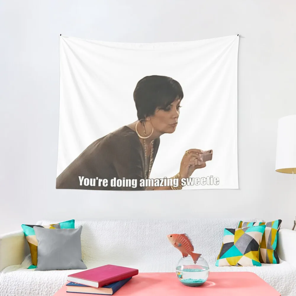 

You're Doing Amazing Sweetie Tapestry House Decor Room Decore Aesthetic Wall Decoration Items Tapestry