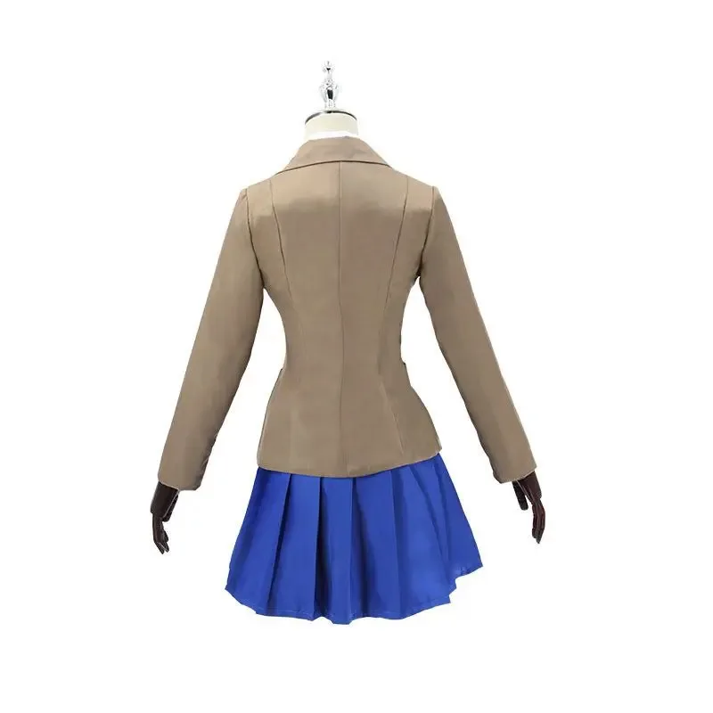 Anime Doki Literature Club Sayori Monika Yuri Natsuki Cosplay Costume School Girl Women Uniformx;8'm6, view 5