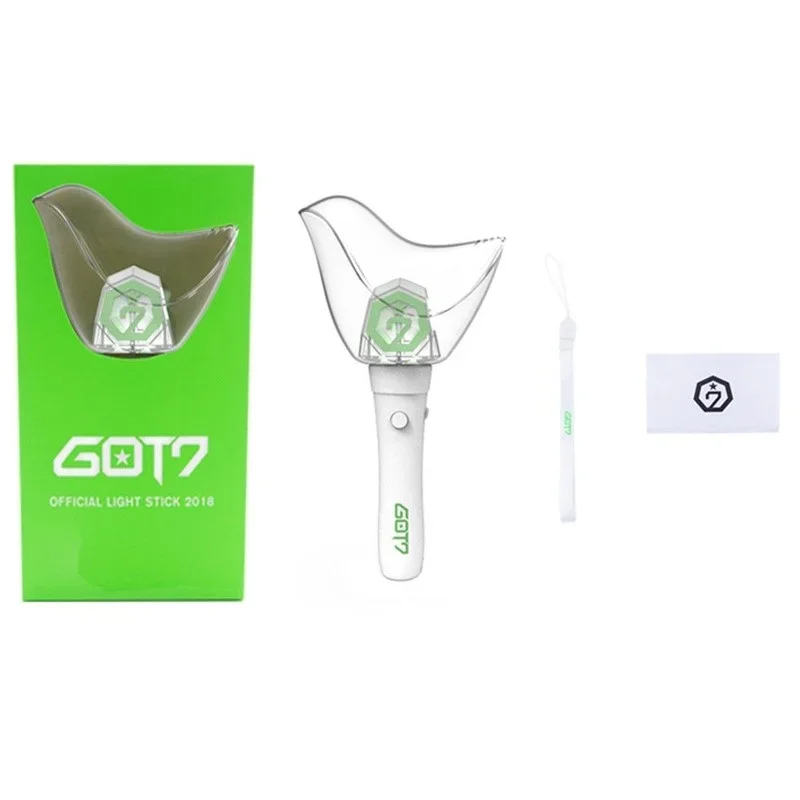 Nowy Kpop Merch GOT7 Oficjalny lekki kij z tworzywa sztucznego Polecamy wiek ponad 2. Materiał z funkcjami Bluetooth Concert Light Stick