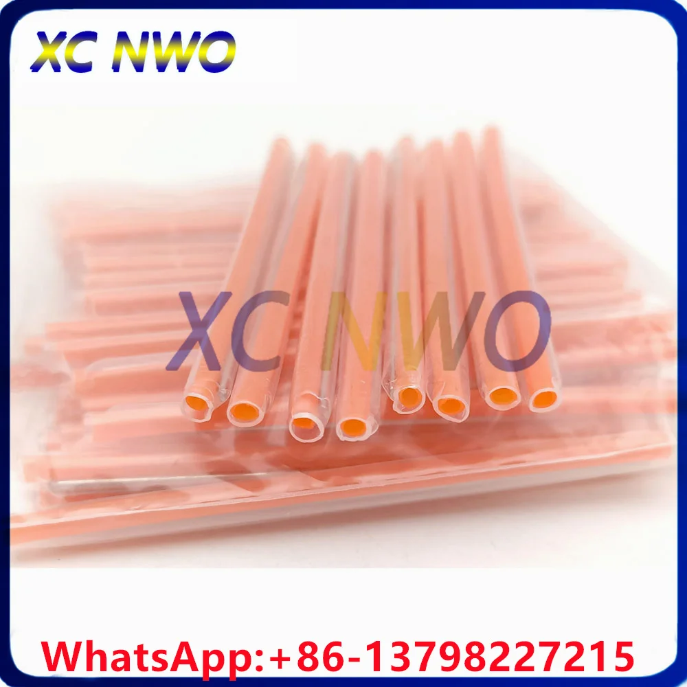 1000pcs/Lot,red/orange/green Colors Fiber Optic Fusion Splice Protection Sleeves Colorful Heat Shrinkable Tube OD*1.2*45/50/60mm