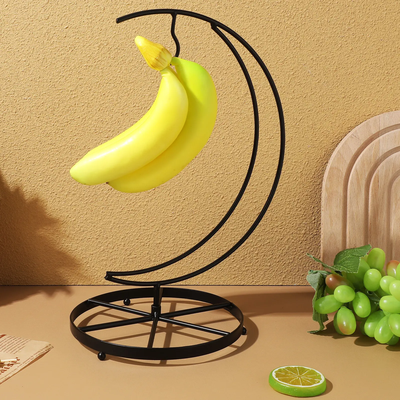 Food Storage Organizer - Rak Buah Logam Gantungan Pohon Pisang