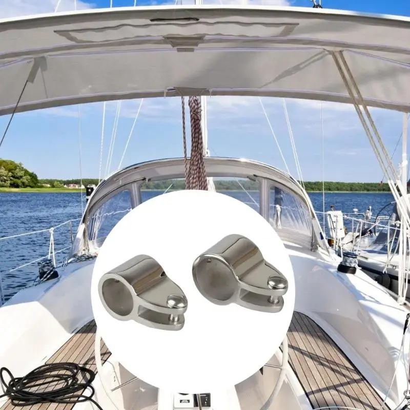 37ME Heavy Duty Yacht Awning Sliding Sleeve Fittings 316 Nonrust Steel Construction Saltwater Weather Resistant Fittings
