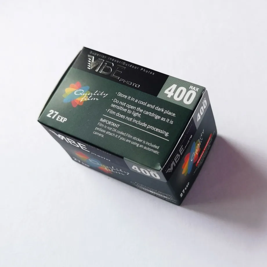 1-10Rolls VIBE Max 400 Color Film ISO 400 135 Negative Film 27EXP/Roll for VIBE 501F Camera/Kadok 35mm Film Camera