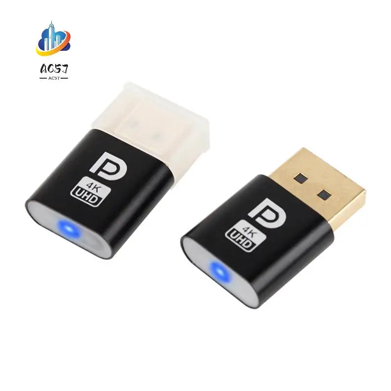 

AC57-4K Displayport Dummy Plug DP Virtual Display Adapter DP Dummy Plug EDID Headless Ghost Emulator Accessories For PC