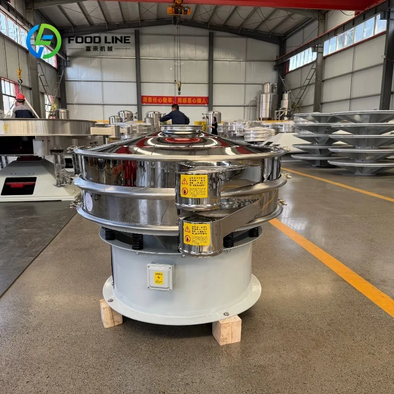 Custom rotary vibratory sieve high precision vibro screener for mineral powder and metal powder industrial classification plant