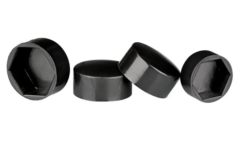 M4 M5 M6 M8 M10 M12 tuerca de perno de rueda de coche cubierta de tapa de protección de cúpula hexagonal expuesto tornillo de tuerca de neumático de coche de plástico decoración Exterior