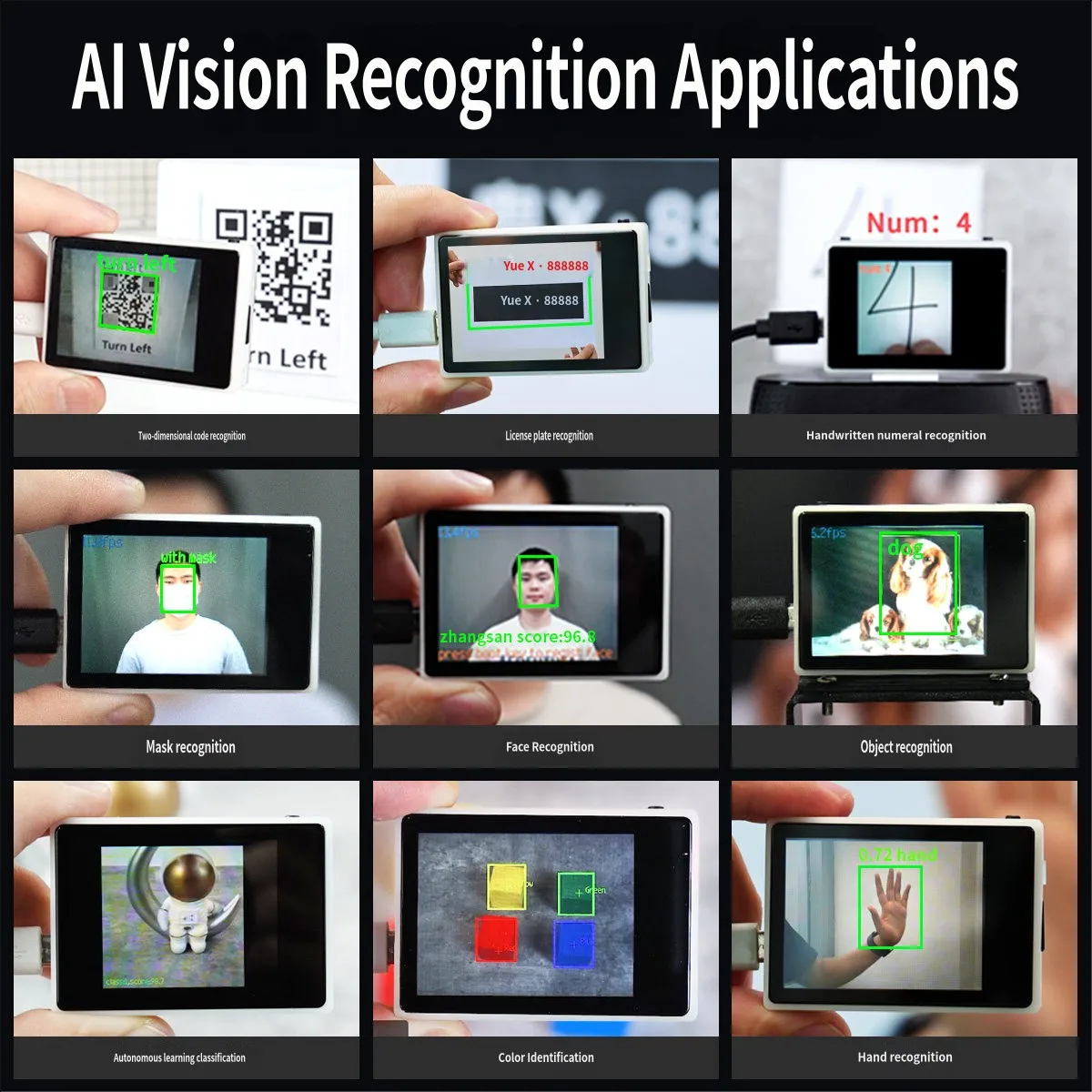 Picture 4: K210 Visual Recognition Module CanMV Sensor AI Camera K230 Development Board Python