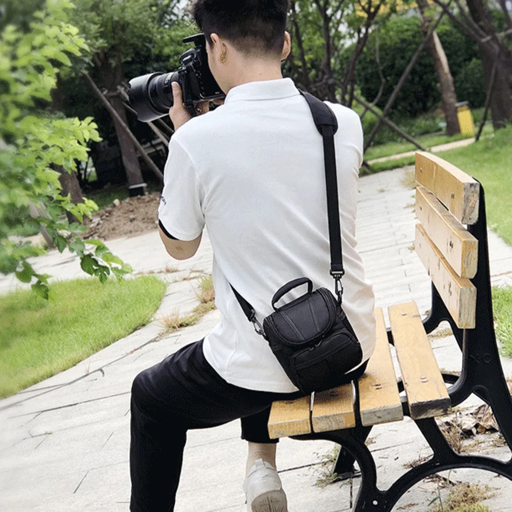 

1pc Camera Bag Adjustable Strap Crossbody Portable Lightweight Case For Outdoor Travel Photography Storage Accessory