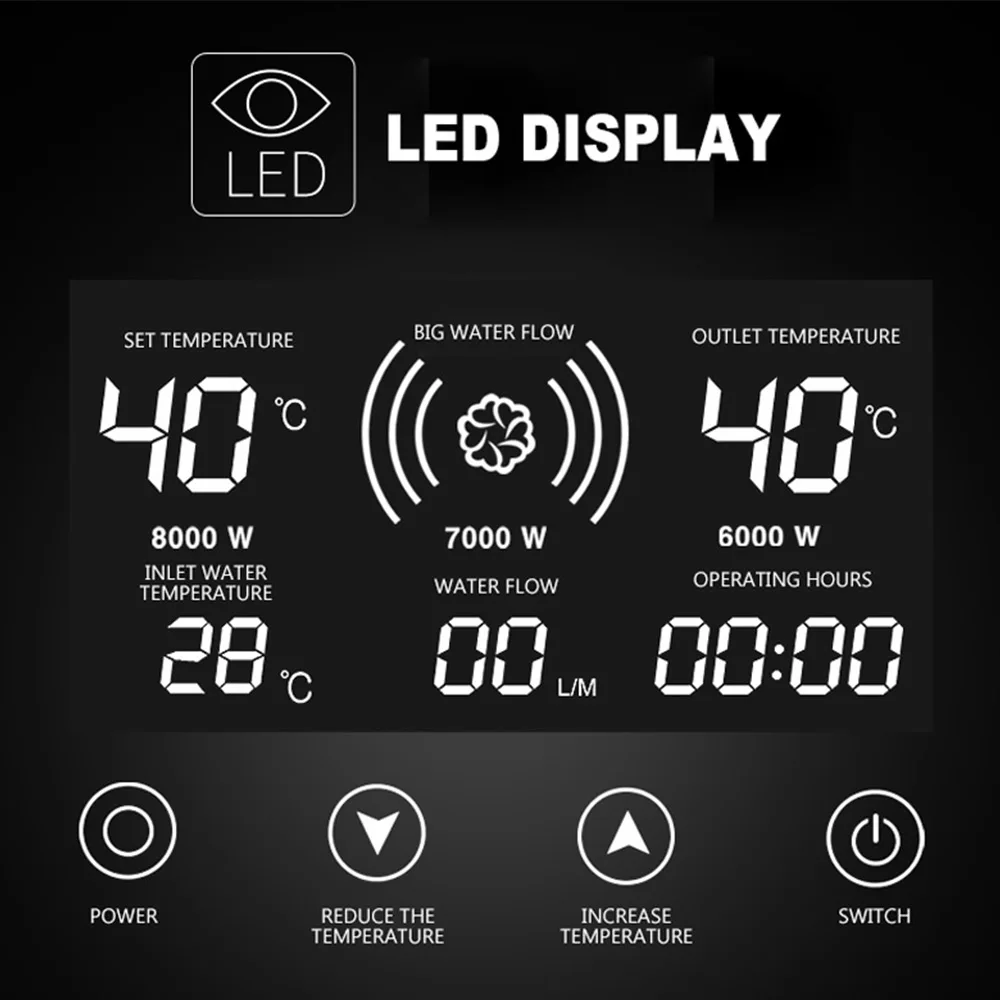 Бытовой душевой нагреватель для ванной комнаты, быстронагревающийся водонагреватель, небольшой душ, водонагреватель для туалета, машина для нагрева воды