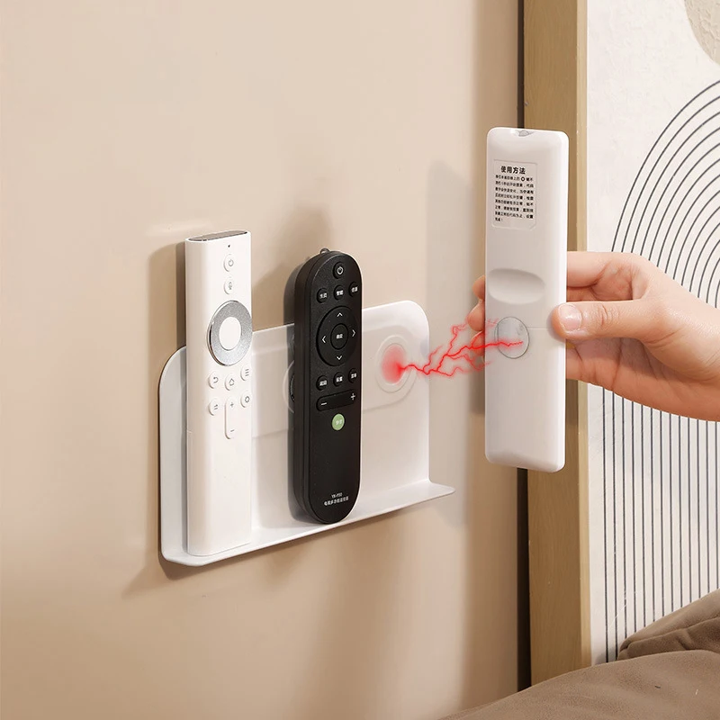 Magnetic Remote Control Holder Wall Mount Adhesive Strong Hold TV Remote Organizer for Home Office Living Room Bedroom