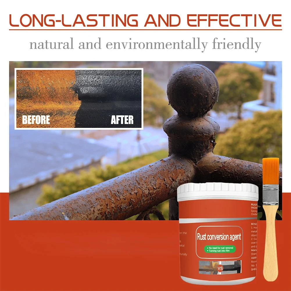 100g Metal Rust Renovator Multi Purpose Rust Removal Converter Anti-corrosion Car Coating Primer Rust Inhibitor