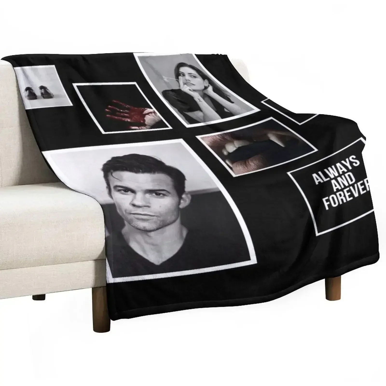 Elijah Mikaelson Throw Blanket Sofa Fashion Sofas Cute Picnic Camping Loose Blankets