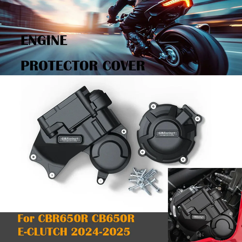 

Защитная крышка двигателя для мотоциклов GBRacing, совместимая с CBR650R, CB650R, E-CLUTCH 2024-2025