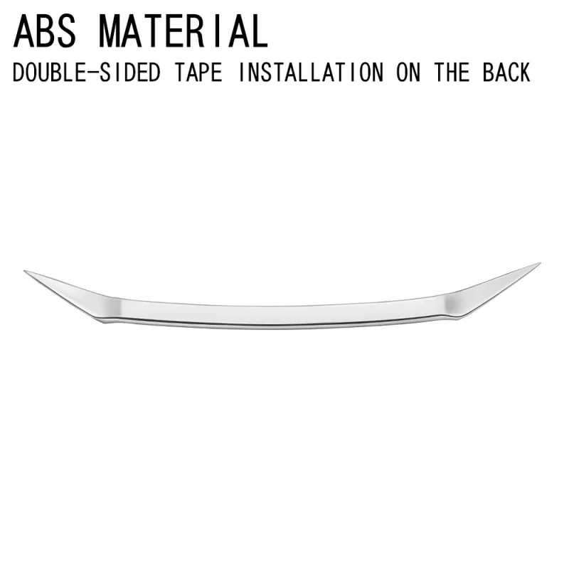 For Mazda CX-60 CX60 CX 60 2022 2023 2024 ABS Carbonfiber Front Hood Mesh Grille Bonnet Lip Molding Cover Trim Garnish Styling
