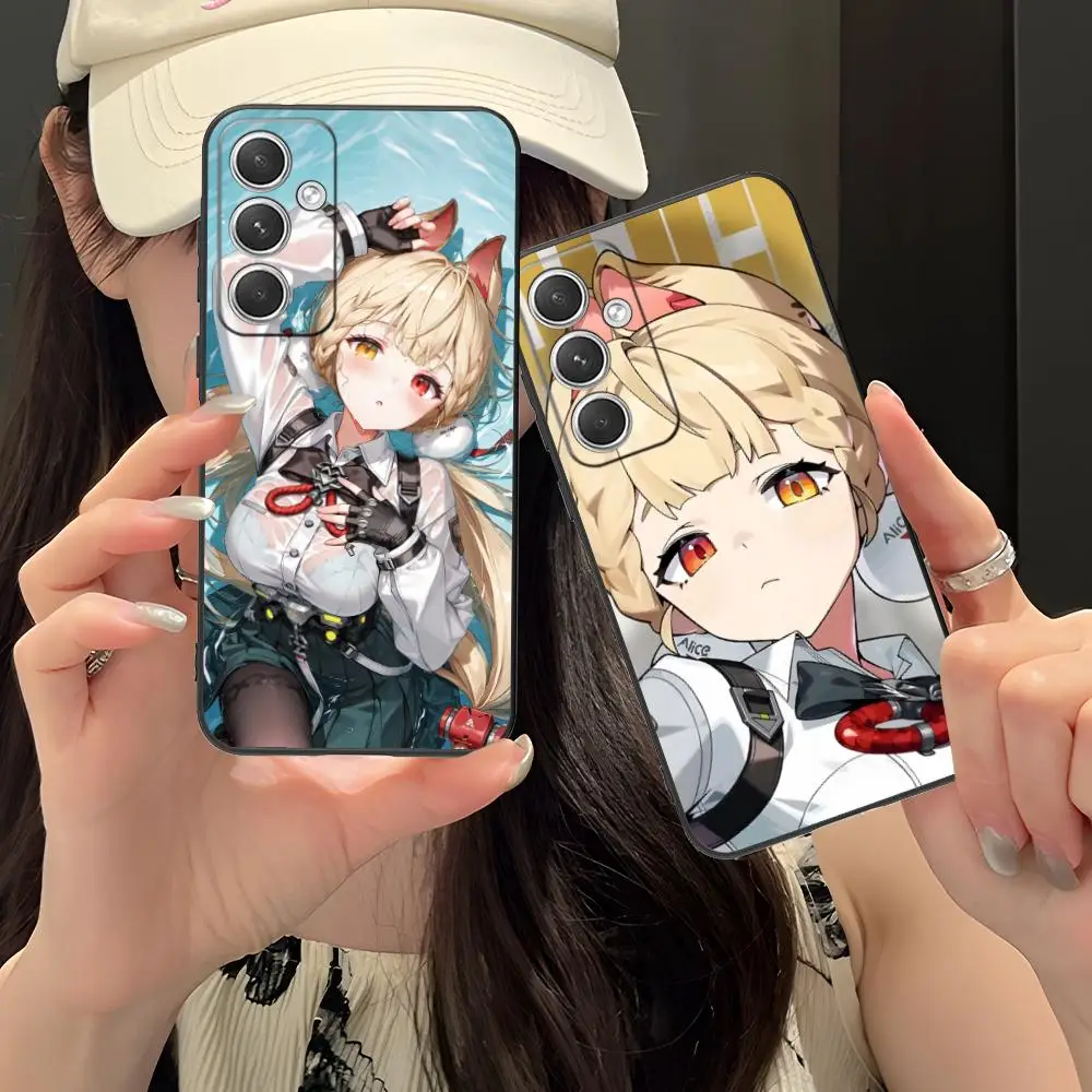 

Zenless Zone Zero Alice Phone Case for Samsung Galaxy S25 S24 S23 S22 S21 S20 Note20 Plus FE Ultra Colour Protective Cover