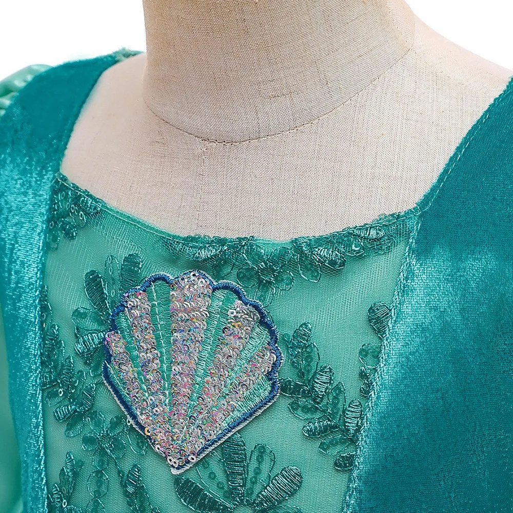 Рисунок 5 - Зеленое платье русалки для маленьких девочек