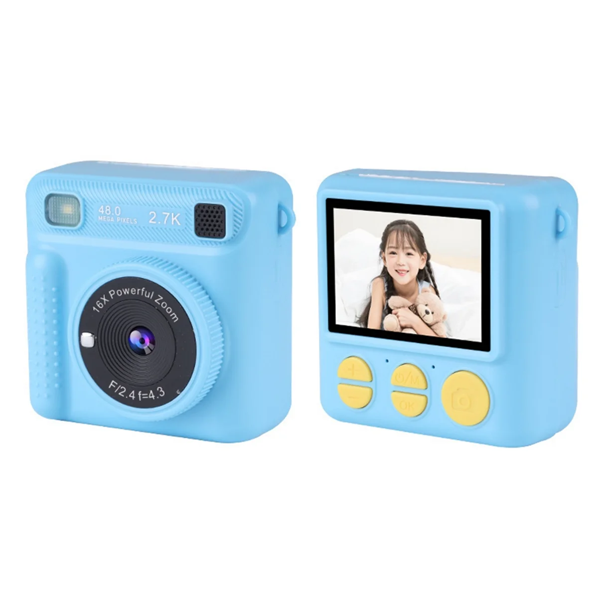 GOB-Instant Print Camera 1080P HD цифровые видеокамеры с 3-печатной бумагой портативная дорожная игрушечная камера для детей
