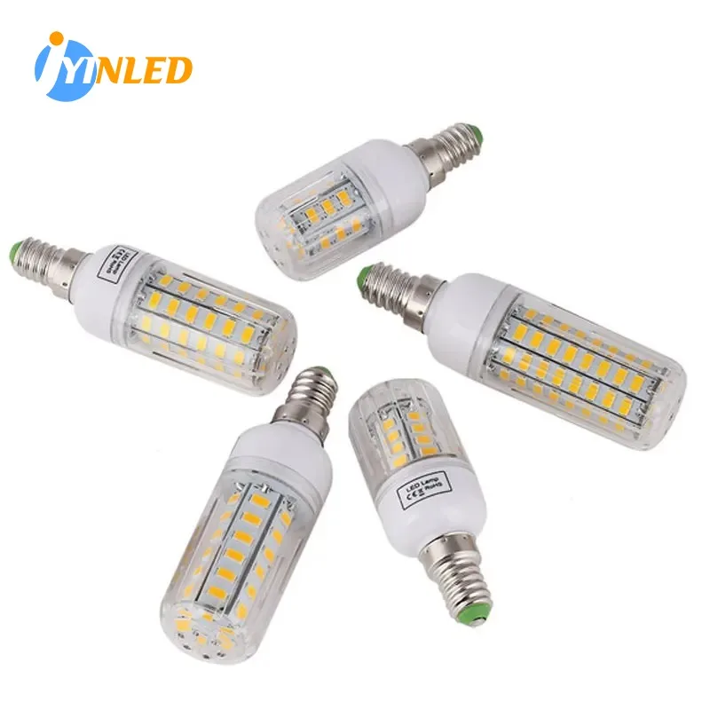 Lâmpadas de milho LED, iluminação do candelabro, 220V, E27