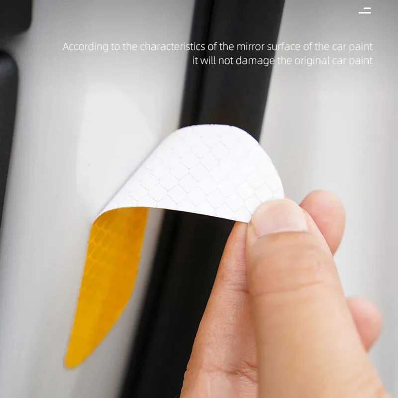 4 قطعة ملصق باب السيارة تحذير السلامة علامة عاكسة ل دودج قافلة شيطان رام 1500 المنتقم تشالينجر دورانجو شاحن عيار #4