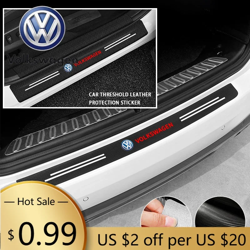 

Защитные кожаные наклейки на пороги и задний бампер для автомобилей Volkswagen VW GTI TOURAN CADDY
