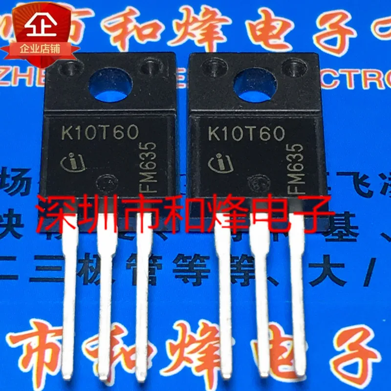 5PCS-10PCS K10T60 IKA10N60T TO-220F 600V 10A ใหม่และต้นฉบับบนสต็อก