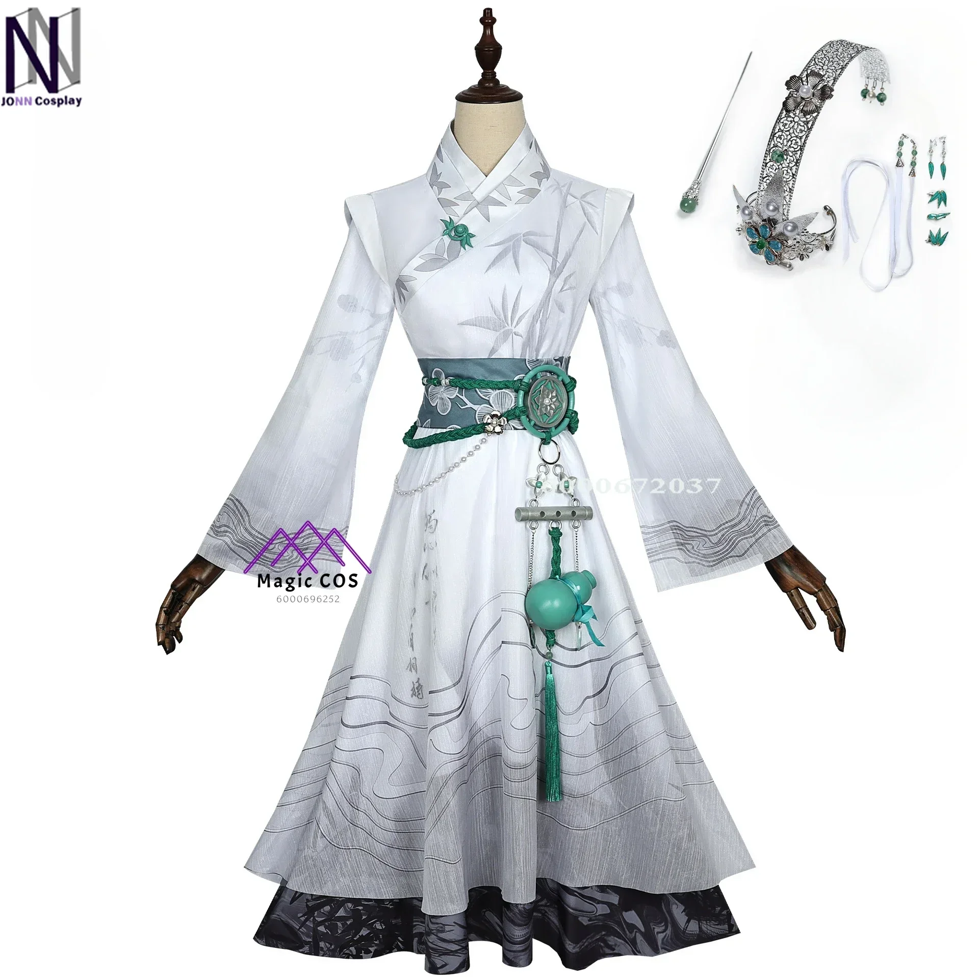 

Identity V Game Cosplay Qi Shiyi Cosplay Costume Fashion Chinese Style Uniform SKIRTS Wig Photo-Ready Halloween Exclusive Design