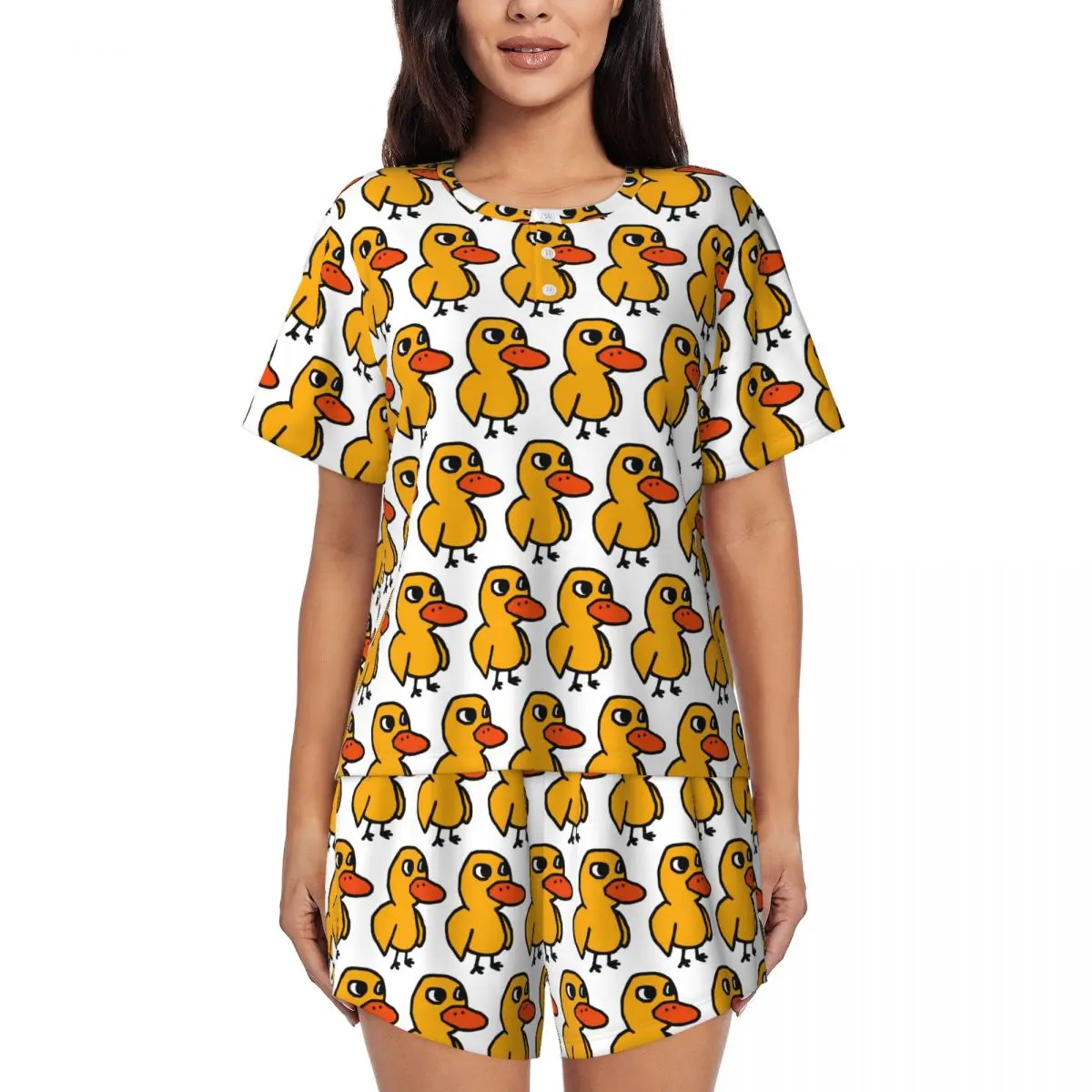 

Got Any Grapes - The Duck Song, ночная рубашка с круглым вырезом и короткими рукавами для сна, женская мягкая пижама, комплект с короткими штанами